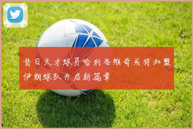 昔日天才球员哈利洛维奇或将加盟伊朗球队开启新篇章